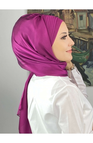 Fuchsia Ready to Wear Turban 4YDSAL15-10