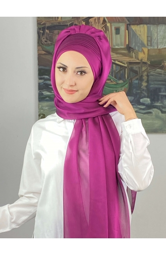 Fuchsia Ready to Wear Turban 4YDSAL15-10