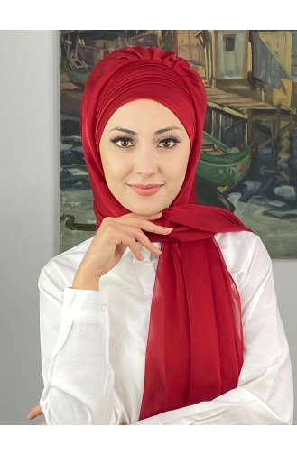 Turban Pret-a-Porter Rouge 4YDSAL15-11