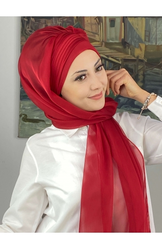 Turban Pret-a-Porter Rouge 4YDSAL15-11