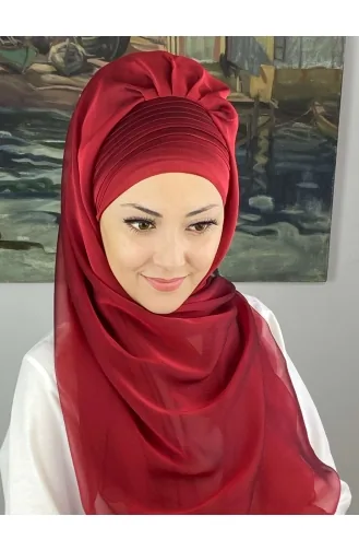 Turban Pret-a-Porter Bordeaux 4YDSAL15-12