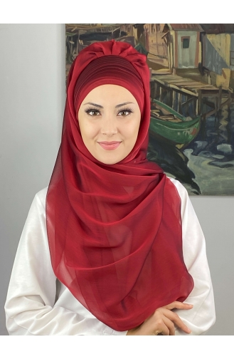 Turban Pret-a-Porter Bordeaux 4YDSAL15-12