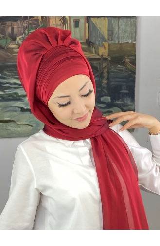 Turban Pret-a-Porter Bordeaux 4YDSAL15-12