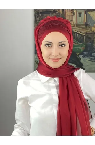 Turban Pret-a-Porter Bordeaux 4YDSAL15-12