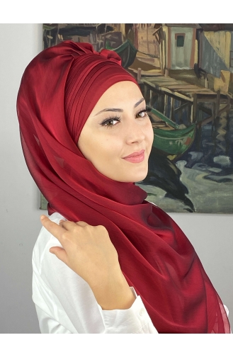 Turban Pret-a-Porter Bordeaux 4YDSAL15-12