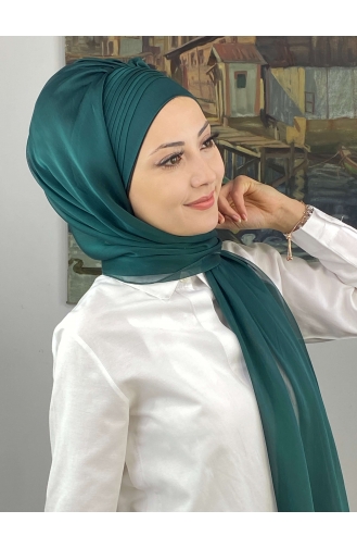 Turban Pret-a-Porter Vert emeraude 4YDSAL15-01