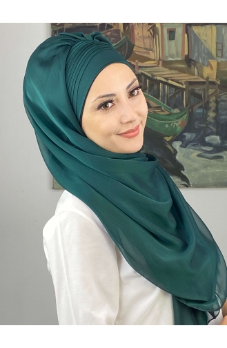 Smaragdgrün Praktischer Turban 4YDSAL15-01