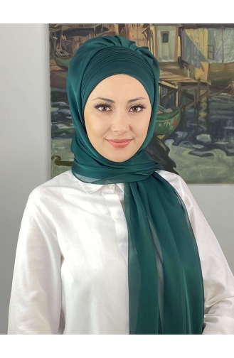 Smaragdgrün Praktischer Turban 4YDSAL15-01