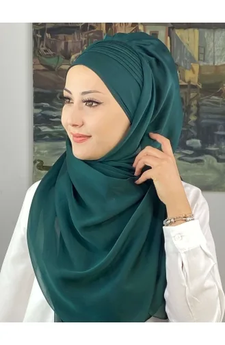 Smaragdgrün Praktischer Turban 4YDSAL15-01