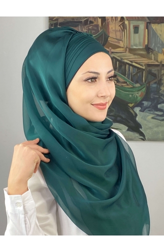 Turban Pret-a-Porter Vert emeraude 4YDSAL15-01