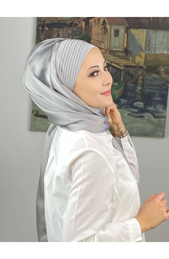 Light Gray Ready to wear Turban 4YDSAL15-03