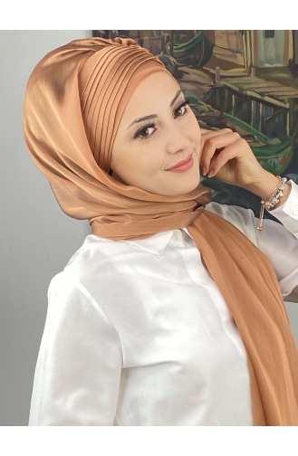 Turban Pret-a-Porter Couleur cuivre 4YDSAL15-06