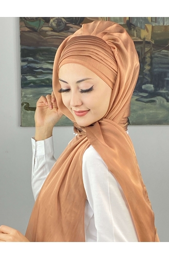 Turban Pret-a-Porter Couleur cuivre 4YDSAL15-06