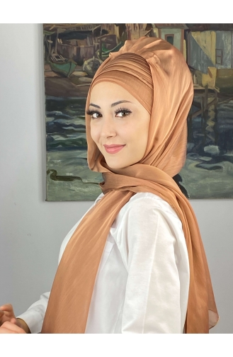 Turban Pret-a-Porter Couleur cuivre 4YDSAL15-06