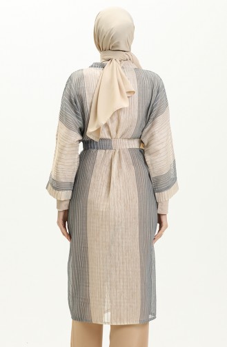 Kimono mit Gürtel 24Y8862-01 Marineblau Nerz 24Y8862-01