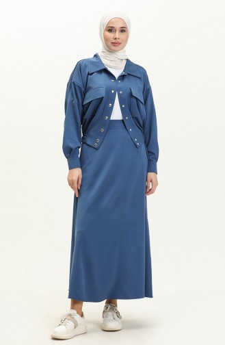 Oyya Jacke-Rock-Doppelset 238485-02 Petrolblau 238485-02