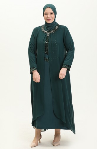Emerald İslamitische Avondjurk 2301-01