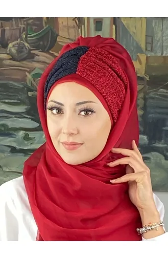 Turban Pret-a-Porter Bleu Marine 4SAL61-01