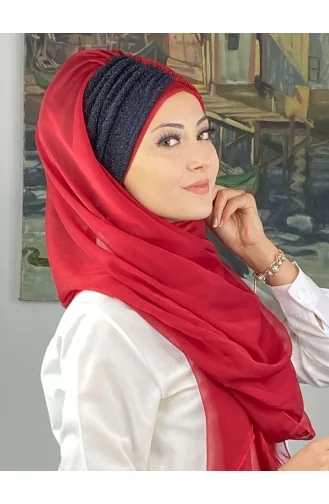 Turban Pret-a-Porter Bleu Marine 4SAL61-01