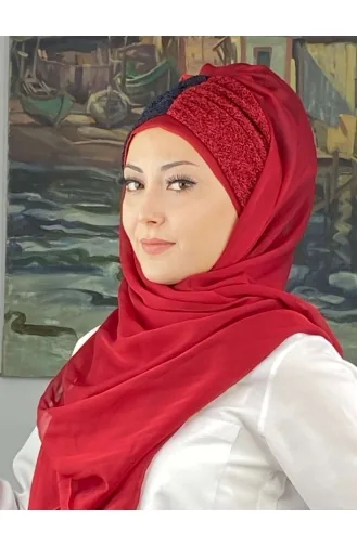 Turban Pret-a-Porter Bleu Marine 4SAL61-01
