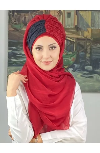 Turban Pret-a-Porter Bleu Marine 4SAL61-01