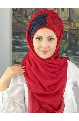 Turban Pret-a-Porter Bleu Marine 4SAL61-01