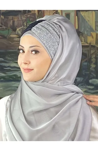 Turban Pret-a-Porter Bleu Marine 4SAL61-02