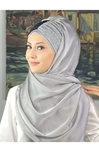 Turban Pret-a-Porter Bleu Marine 4SAL61-02