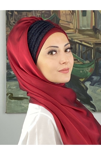 Turban Pret-a-Porter Bleu Marine 4SAL61-04