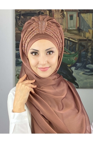 Milchkaffee Praktischer Turban 4YDSAL44-02