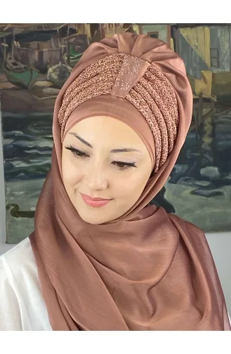 Milchkaffee Praktischer Turban 4YDSAL44-02