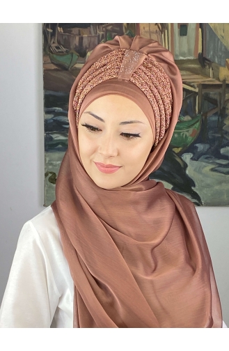 Milchkaffee Praktischer Turban 4YDSAL44-02
