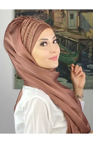 Milchkaffee Praktischer Turban 4YDSAL44-02