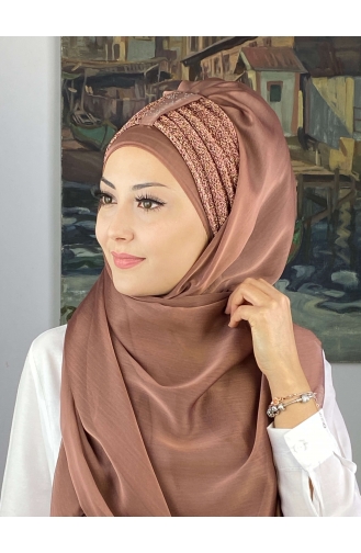 Milchkaffee Praktischer Turban 4YDSAL44-02