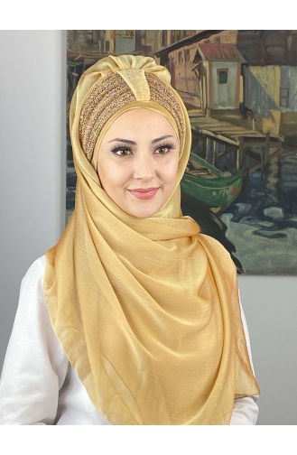 على استعداد لارتداء التوربان ذهبي فاتح 4YDSAL44-06