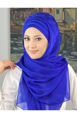 Turban Pret-a-Porter Blue roi 4SAL30-10