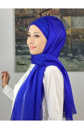 Turban Pret-a-Porter Blue roi 4SAL30-10