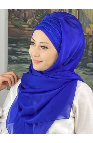 Turban Pret-a-Porter Blue roi 4SAL30-10