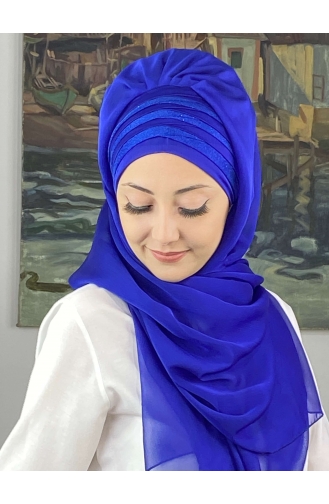 Turban Pret-a-Porter Blue roi 4SAL30-10