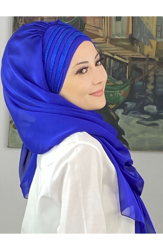 Saxon blue Ready to wear Turban 4SAL30-10