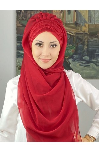 Turban Pret-a-Porter Rouge 4SAL30-13