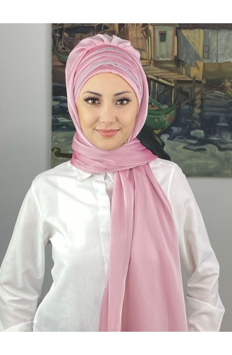 على استعداد لارتداء التوربان وردي باودر 4SAL30-04