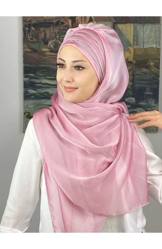 Pulverpink Praktischer Turban 4SAL30-04