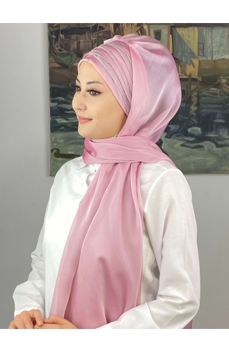 Powder Pink Ready to wear Turban 4SAL30-04