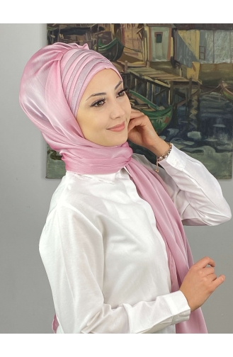 Pulverpink Praktischer Turban 4SAL30-04