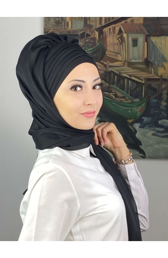 Turban Pret-a-Porter Noir 4SAL15-11