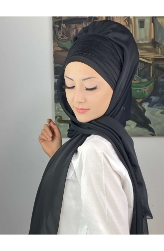 Black Ready to Wear Turban 4SAL15-11