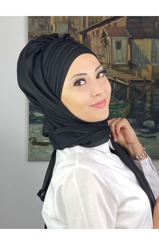 Turban Pret-a-Porter Noir 4SAL15-11