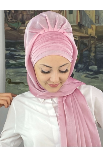 Powder Pink Ready to wear Turban 4SAL15-14