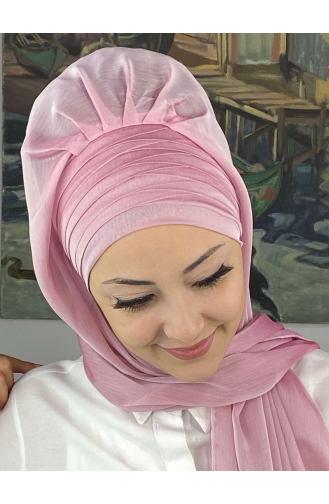 Pulverpink Praktischer Turban 4SAL15-14